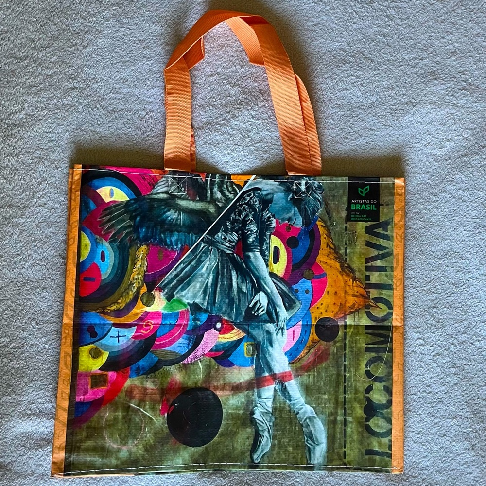 NWOT Ballerina Ecobag Reusable Shopping Bag
